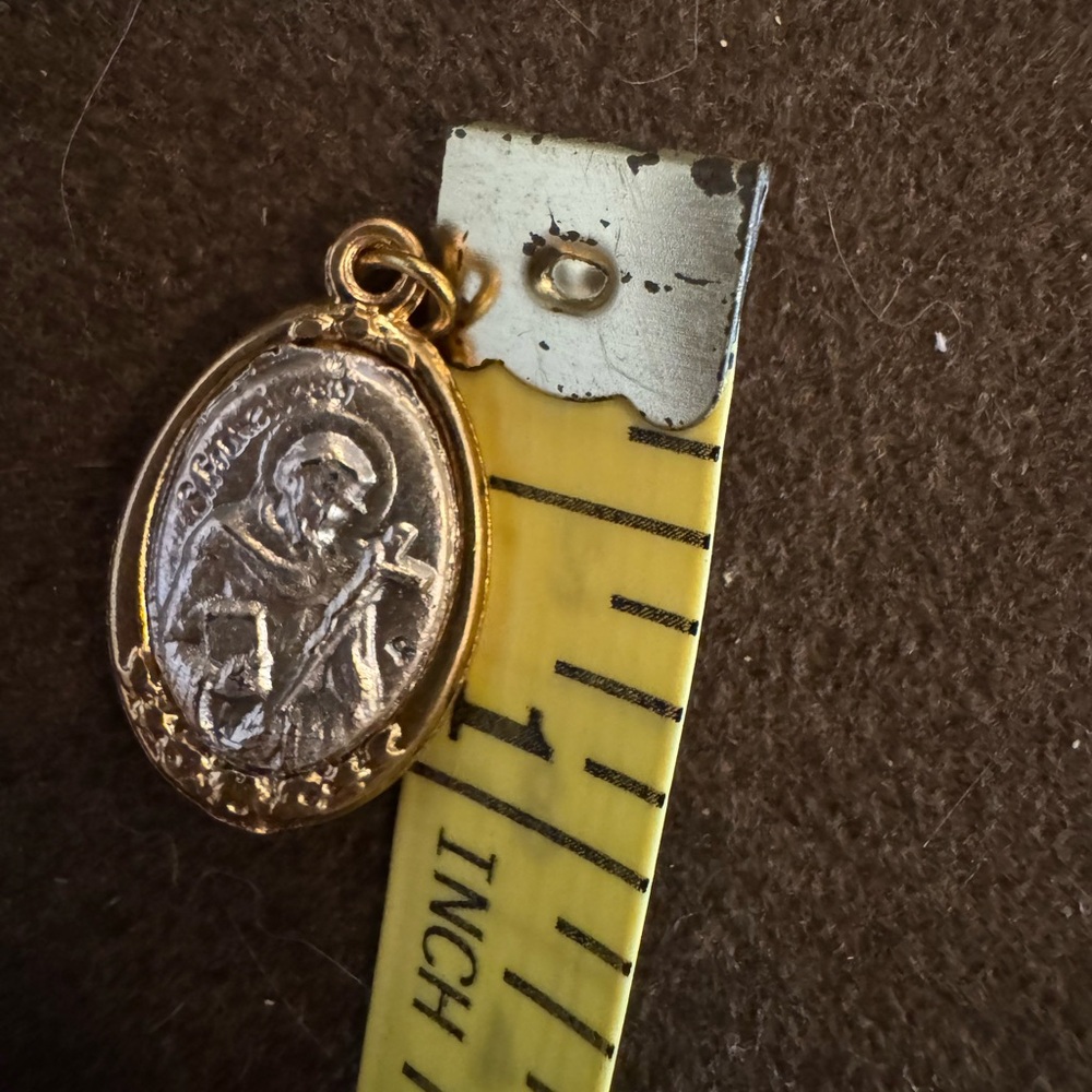 Gold and Silver Religious Pendant from the holy land new